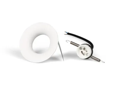 Immagine prodotto di faretto da incasso 8,2 x 10 cm GU10 50 W alluminio bianco