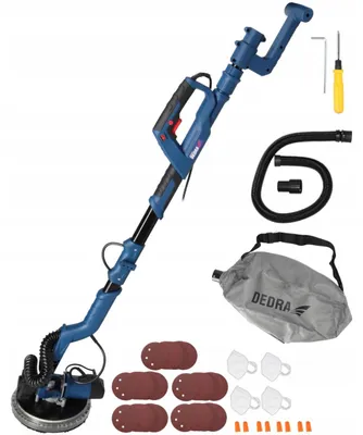 Gipsplatten-Schleifmaschine 750 W, 225 mm, 1850 U/min, LED