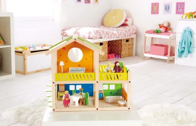 Produktbild von Hape Happy Family Kleine Villa, E3402