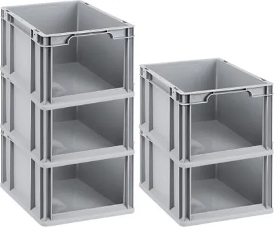 Produktbild von SparSet 5x Eurobox NextGen Store | HxBxT 22x30x40cm | 20 Liter | Front offen | Eurobehälter, Transportbox, Transportbehälter, Stapelbehälter