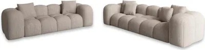 Produktbild von Strukturstoff 3-2-Sitzer Sofa Set Valora Beige