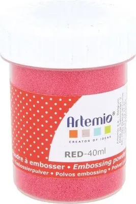 Obrázok produktu pre Embosovací prášok 40 ml - červený