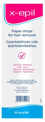 Immagine prodotto di X-Epil - Strisce tessili per la depilazione (50 pz.)
