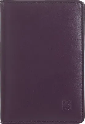 Produktbild von Lila Naturleder Etui für Karten und Kleinigkeiten, Größe S, 14,2x9,8x1,2 cm, Modell 534150860