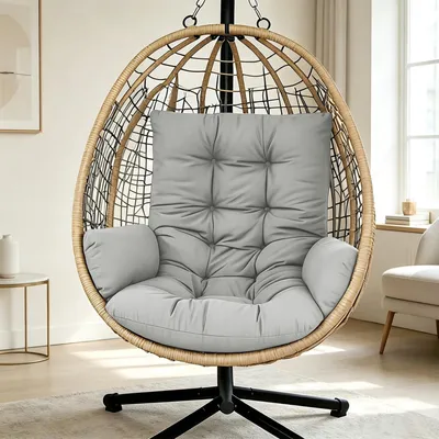 Immagine prodotto di Cuscino per sedia a dondolo grande, adatto per esterni, 120 x 60 cm