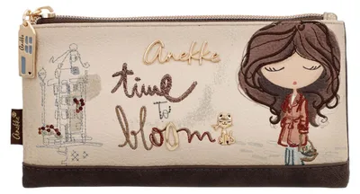 Image de Anekke porte-monnaie Tulip Flexible RFID Wallet Multicolor multicolore