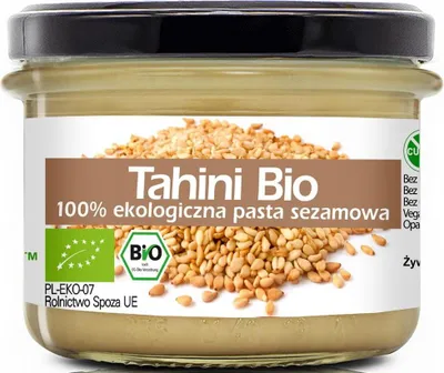 TAHINI (PASTA SEZAMOWA) BIO 180 g - BIOFOOD