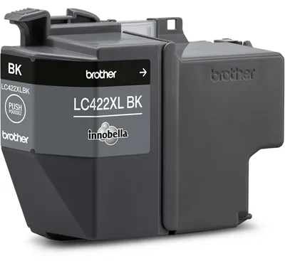 Produktbild von Brother LC422XLBK, Hohe (XL-) Ausbeute, Schwarz, 1 Stück(e), 3000 Seiten, Einzelpackung