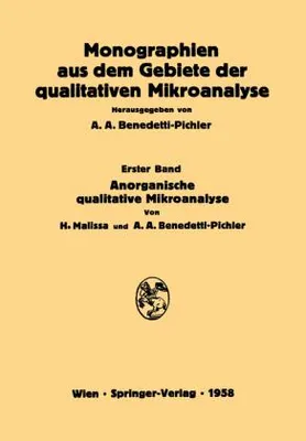 Obrázek produktu pro Anorganická kvalitativní mikroanalýza