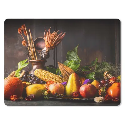 Produktbild von MuchoWow® Mauspad Mousepad Gemüse - Obst - Rustikal - Tisch 23x19 cm - Mousepads - Maus Mat - Pad - Mausunterlage - Schreibtischunterlage - Mauspad