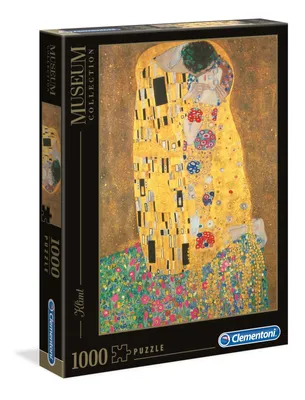 Zdjęcie produktu dla Clementoni puzzle 1000 Museum Klimt the Kiss 31442