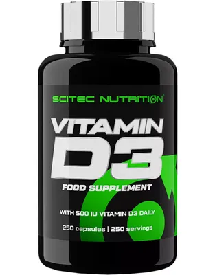 Immagine prodotto di Scitec Nutrition Vitamina D3 250 capsule / Vitamina D / Vitamina D3 in capsule