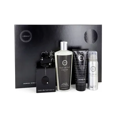 Zdjęcie produktu dla Armaf Club De Nuit Intense Man dárková sada pro muže toaletní voda 105 ml + deosprej 50 ml + sprchový gel 100 ml + šampon 250 ml