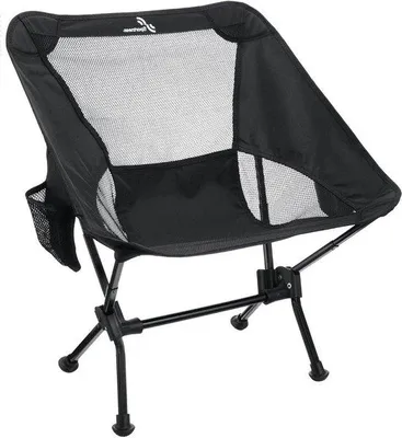 Produktbild von Famanu Campingstuhl Klappstuhl für Strand, Camping, Wandern, Picknick, leicht und zusammenklappbar, schwarz