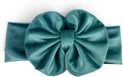 Productafbeelding van Fluwelen haarband met strik voor meisjes