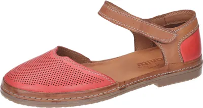 Produktbild von Manitu Sandaletten in Übergrößen Rot 911006-4 große Damenschuhe