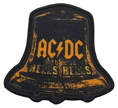 Obrázek produktu pro AC/DC - nášivka "Hells Bells" - bavlna RO4247 (One Size) (černá/žlutá)