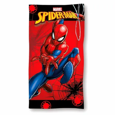 Image de Serviette de bain Spiderman Serviette de plage 140 x 70 cm Drap de plage Drap de douche