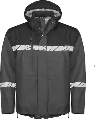 Image de Projob - Veste "7414" pour hommes/femmes, modèle unie ET1022 (Taille L) (Gris/Noir)