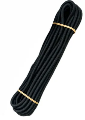 Immagine prodotto di Corda Elastica Nera 6mm x 10m, Gommata e Resistente