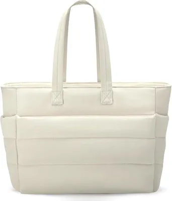 Produktbild von Famanu Shopper Tasche mit Laptopfach - mit Reißverschluss und Trolleyband