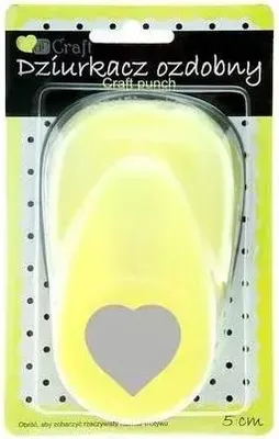 Immagine prodotto di Punzone decorativo Cuore di 5 cm