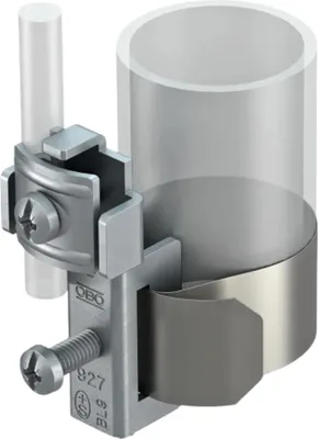 Obrázok produktu pre OBO uzemňovacia svorka, 3/8-1 1/2", nerezová oceľ, A2, 1.4301, balenie po 10 ks.
