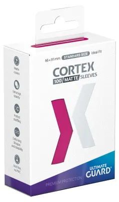 Zdjęcie produktu dla Ultimate Guard Cortex Sleeves Matte Standard Size 100 Pink