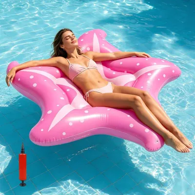 Produktbild von 150 cm aufblasbare Luftmatratze für Schwimmbad und Strand