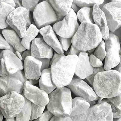 Produktbild von Natursteine aus Marmor, Dekosteine kantig 20-40 mm 1 kg Grau-Weiß