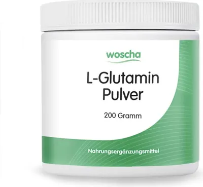 Produktbild von Woscha L-Glutamin Pulver – 200 g - Dose