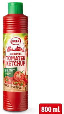 Produktbild von Hela Ketchup 800 g – Würziger Tomatenketchup für Snacks, Burger & mehr