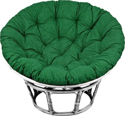 Immagine prodotto di AMPO Cuscino per seduta Papasan in rattan per sedia sospesa, altalena a uovo sospesa 110 cm