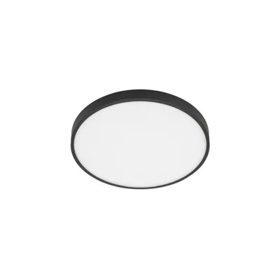 Zdjęcie produktu dla Plafon LED okrągły Riberio czarny 30W biała ciepła 2700lm metal wym:2,5x28x28cm IP20 Italux