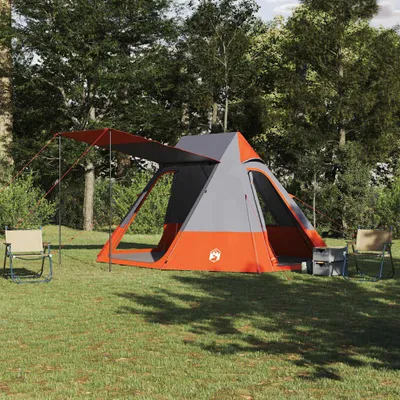 Produktbild von Möbel Zelt Grau und Orange 482 x 360 x 227 cm - Campingzelte 42001189