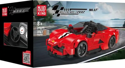 Zdjęcie produktu dla Großhandel GmbH - Ware Mould K. Samochód wyścigowy Ferrari, 374 części