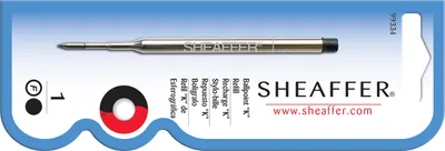 Zdjęcie produktu dla Wkład do długopisów Sheaffer CZARNE (F) typu K