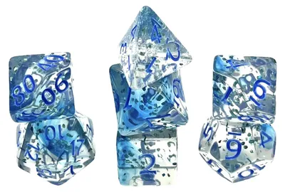 Produktbild von Würfelset Confetti: Blue Sulfer (7)