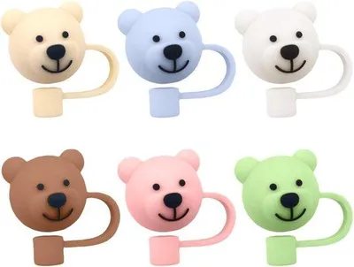 Immagine prodotto di Copribicchiere in silicone per animali - Copri-bicchiere morbidi con motivi dei cartoni animati