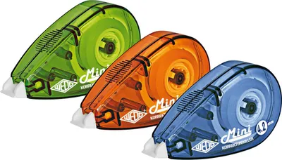 Produktbild von WEDO Korrekturroller Mini 4,2 mm x 6 m farbig sortiert