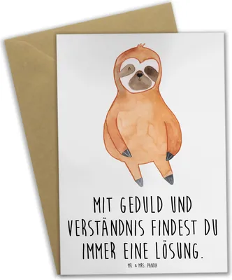 Produktbild von Mr. & Mrs. Panda Glückwunschkarte Konflikte friedlich lösen - Weiß - Geschenk, Grußkarte, Zuversicht, glückwunschkarten, osterkarte, Mutmacher, einladungskarten, Trost