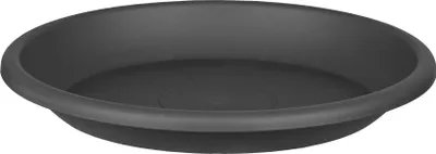 Produktbild von BigDean 6x Blumentopf-Untersetzer Ø 24 cm Anthrazit aus Kunststoff – Passend für Ø 25 cm Blumentöpfe