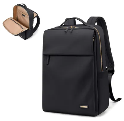 Produktbild von Damen Rucksack Laptop Reise Schulrucksack 15.6 Zoll Schwarz Wasserdicht Multifunktional