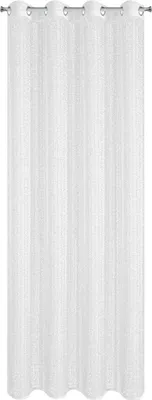Obrázek produktu pro EUROFIRANY | Záclona - Záclona - 140 x 250 cm - bílá - síťovina - závěs s očky