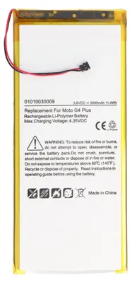 Produktbild von Akku passend für Lenovo Moto G4 Plus, XT1642, GV40, SNN5966A, GA40 Li-Polymer, 3,8V, 3000mAh, 11,4Wh, built-in, ohne Werkzeug