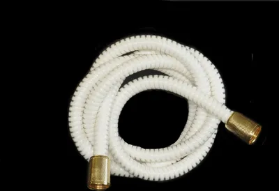 Produktbild von Brauseschlauch Duschschlauch 1,50 m weiß/gold