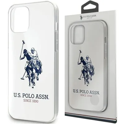 Zdjęcie produktu dla Us Polo Ushcp12Ltpuhrwh Iphone 12 Pro Max 6,7" Biały/White Shiny Big Logo