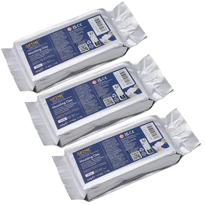 Obrázek produktu pro Modelovací hmota, bílá, 1500 g, pro umělecké a řemeslné projekty