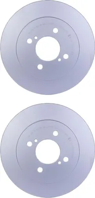 Produktbild von 2 Bremsscheiben voll Ø 62 mm 9 mm HELLA passend für SUZUKI SWIFT