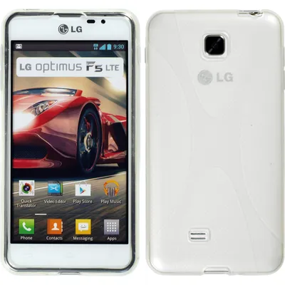 Produktbild von PhoneNatic Case kompatibel mit LG Optimus F5 - clear Silikon Hülle X-Style + 2 Schutzfolien